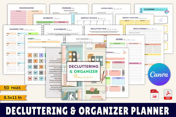 Download Decluttering &amp; Organizer Planner - Planner Collection