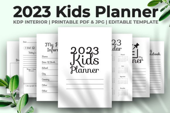 Download 2023 Kids Planner KDP Interior - Planner Collection