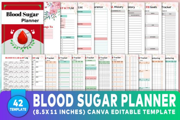 Download Editable Blood Sugar Planner - Planner Collection