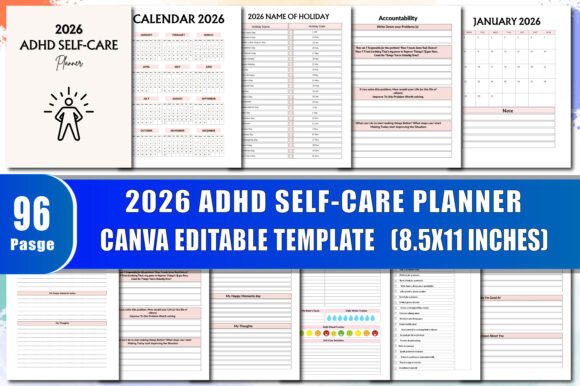 Download 2026 Adhd Self Care Planner - Planner Collection